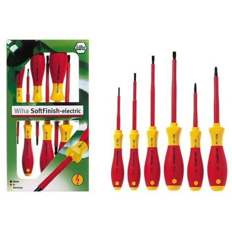 Offres ???? WIHA - JEU DE TOURNEVIS A FENTE POZIDRIV SOFTFINISH® ELECTRIC - 6 PCS WH25477 RI2993 ⌛ 1 Offres ???? WIHA - JEU DE TOURNEVIS A FENTE POZIDRIV SOFTFINISH® ELECTRIC - 6 PCS WH25477 RI2993 ⌛