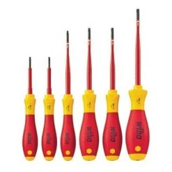 Remise ???? WIHA - JEU DE TOURNEVIS TORX SOFTFINISH ELECTRIC SLIMFIX. 6 PCS - CONTROLEE VDE ET GS - 325NK601 WH36558 RI2960 ???? -WIHA Soldes Boutique 1216182 3
