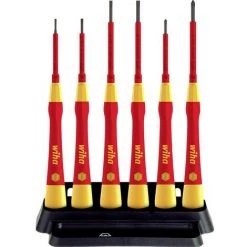 Remise ???? Wiha Pour électricien, VDE, Pour Lélectronique Et La Mécanique De Précision Jeu De Tournevis 6 Pièces Cruciforme Philli ????