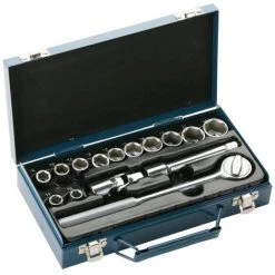 Offres ???? WIHA Coffret De Douilles 1/2 Avec Cliquet -15 Pièces- 016015 ????