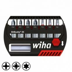 Bon marché ✔️ Coffret D'embouts De Vissage PH-PZ-T MaxxTor 29mm BitBuddy 8 Pièces Wiha ????