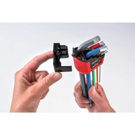 Sortie ???? WIHA Jeu De 9 Clés Mâles 6 Pans à Code Couleur Fluorescent En étui Ergostar ✨ 3 Sortie ???? WIHA Jeu De 9 Clés Mâles 6 Pans à Code Couleur Fluorescent En étui Ergostar ✨ – Image 3