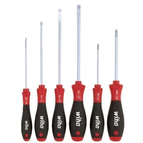 Sortie ???? WIHA Jeux De 6 Tournevis Lame Ronde Fendu Et Pozidriv - 302 ZK 6 SO - SoftFinish ???? 1 Sortie ???? WIHA Jeux De 6 Tournevis Lame Ronde Fendu Et Pozidriv - 302 ZK 6 SO - SoftFinish ????