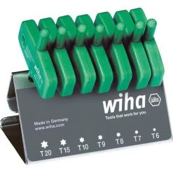 Meilleure vente ???? Jeu De Tournevis à Manche Clé Sur Présentoir T6-T20x Mm Wiha 1 PCS ????