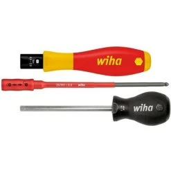 Promo ???? Wiha 28723500 TorqueVario-S Tournevis 0,8-5,0 Nm VDE-Taille 3, Multicolore ????