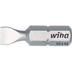 Offres ???? WIHA Embout 1/4" Fente 1.2x6.5 Z 25mm Type 7010 Z ????