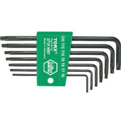 Sortie ⭐ TORX WIHA Jeu De Cle Male Coudee Avec MagicSpring, Phosphate De Manganese, 7 Pcs. ????