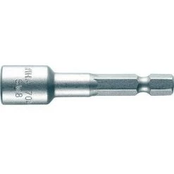 Le moins cher ✔️ WIHA Embout Standard, Douille Forme E 6,3 Type 7044 M, 3/8 X 55 ????