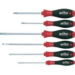 Coupon ???? WIHA Kit De Tournevis A Fente Phillips 6 Pieces (lame Ronde) Type 302 HK6 SO ????