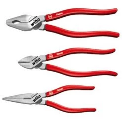 Le moins cher ❤️ Jeu De Pinces Basic, 3 Pièces. Wiha 26850 ????