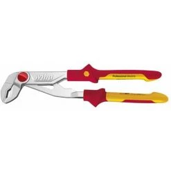 Promo ⭐ WIHA 250mm Pince Pompe à Eau électrique Professionnel Avec Réglage Du Bouton-poussoir. 37450 ????