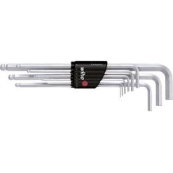 Le moins cher ???? Wiha 6 Pans Intérieurs Jeu De Clés Mâles Coudées 9 Pièces ????