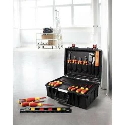Nouveau ???? Mallette à Outils WIHA 34 Pieces Electrique ????