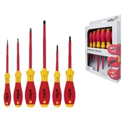 Tout neuf ???? Jeu De Tournevis Wiha SoftFinish 00833-6 Pièces ✔️